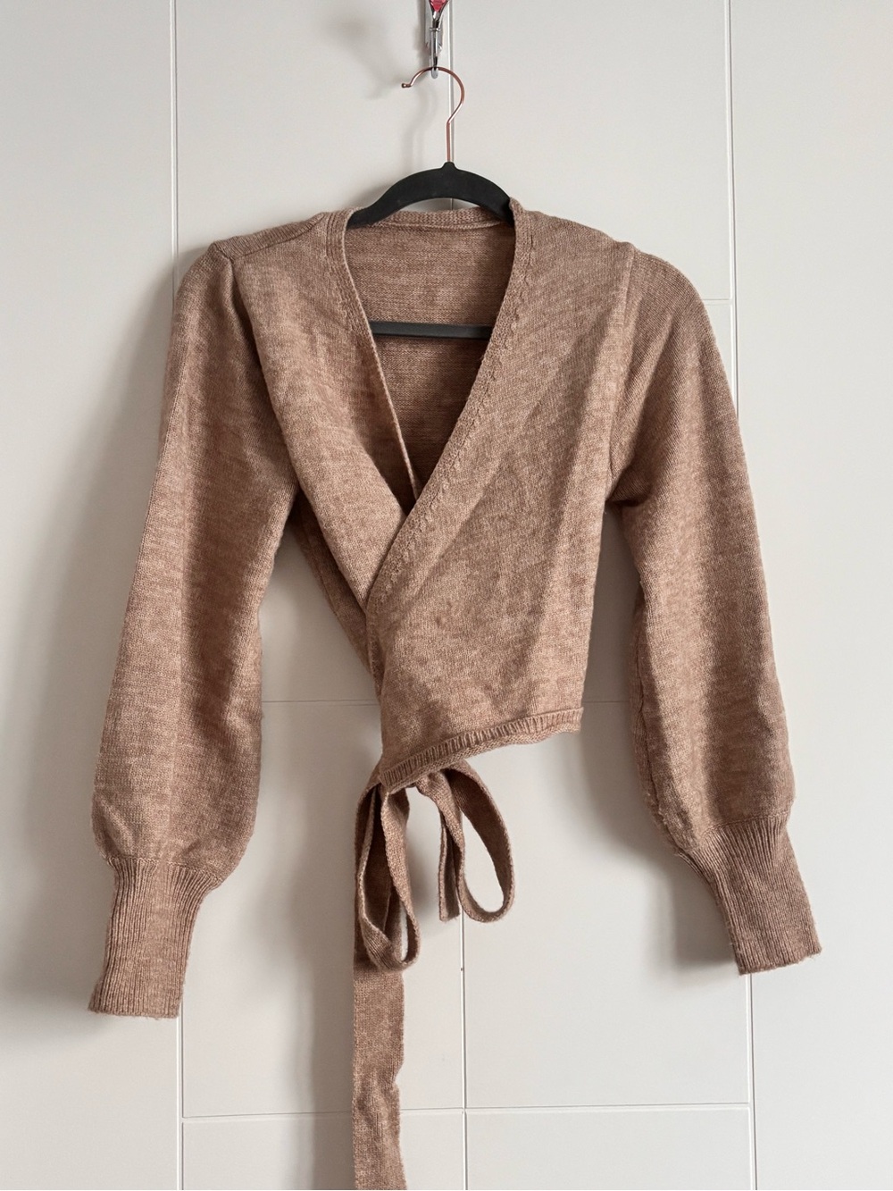 3/$45 Wrap Front Brown Women’s Sweater